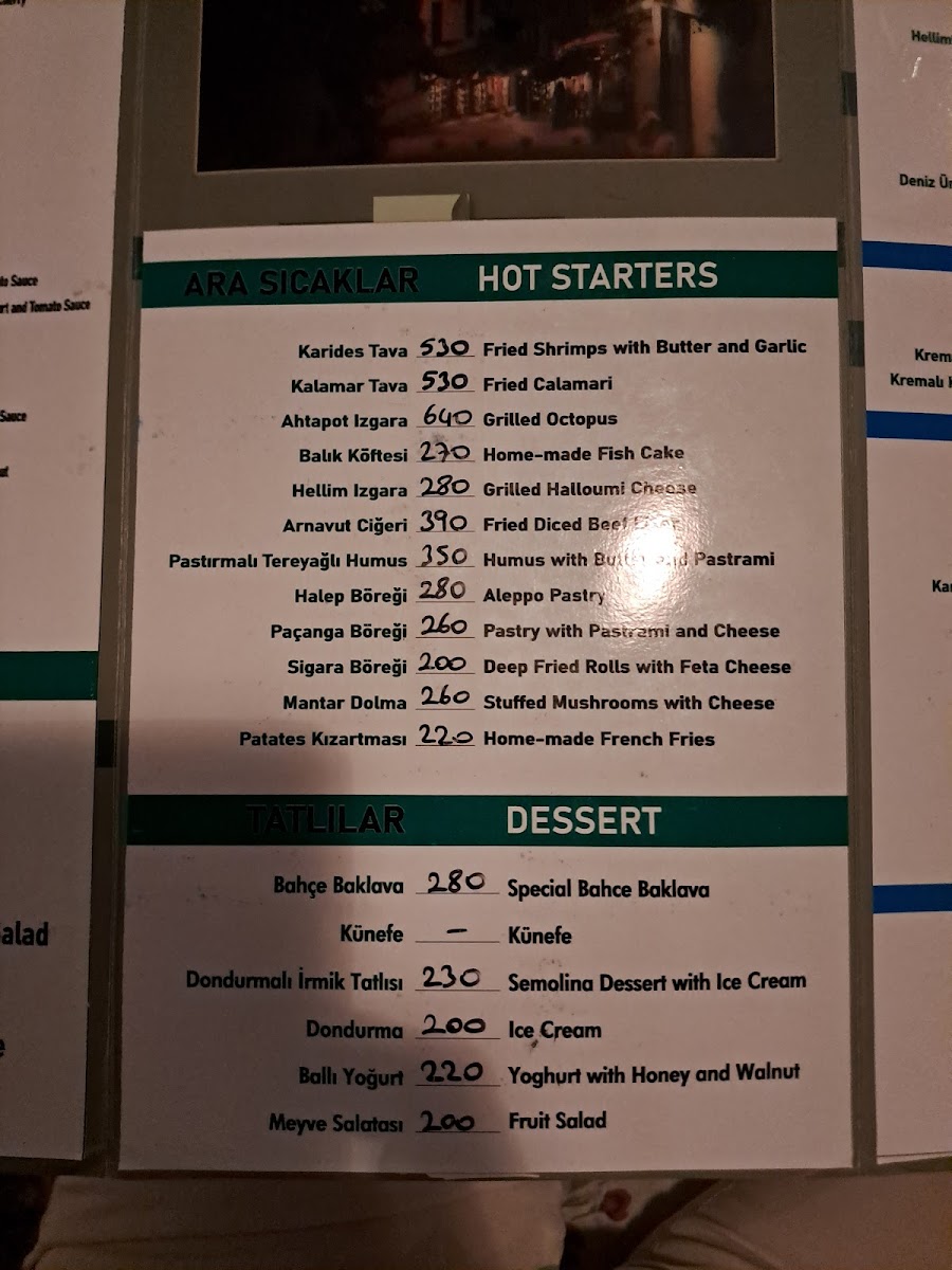 Menu Bahce Restaurant-7